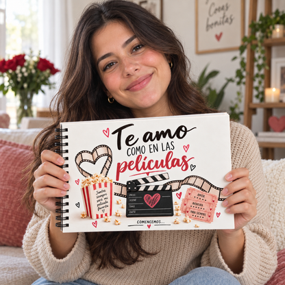 Album imprimible “Te amo como en las películas”