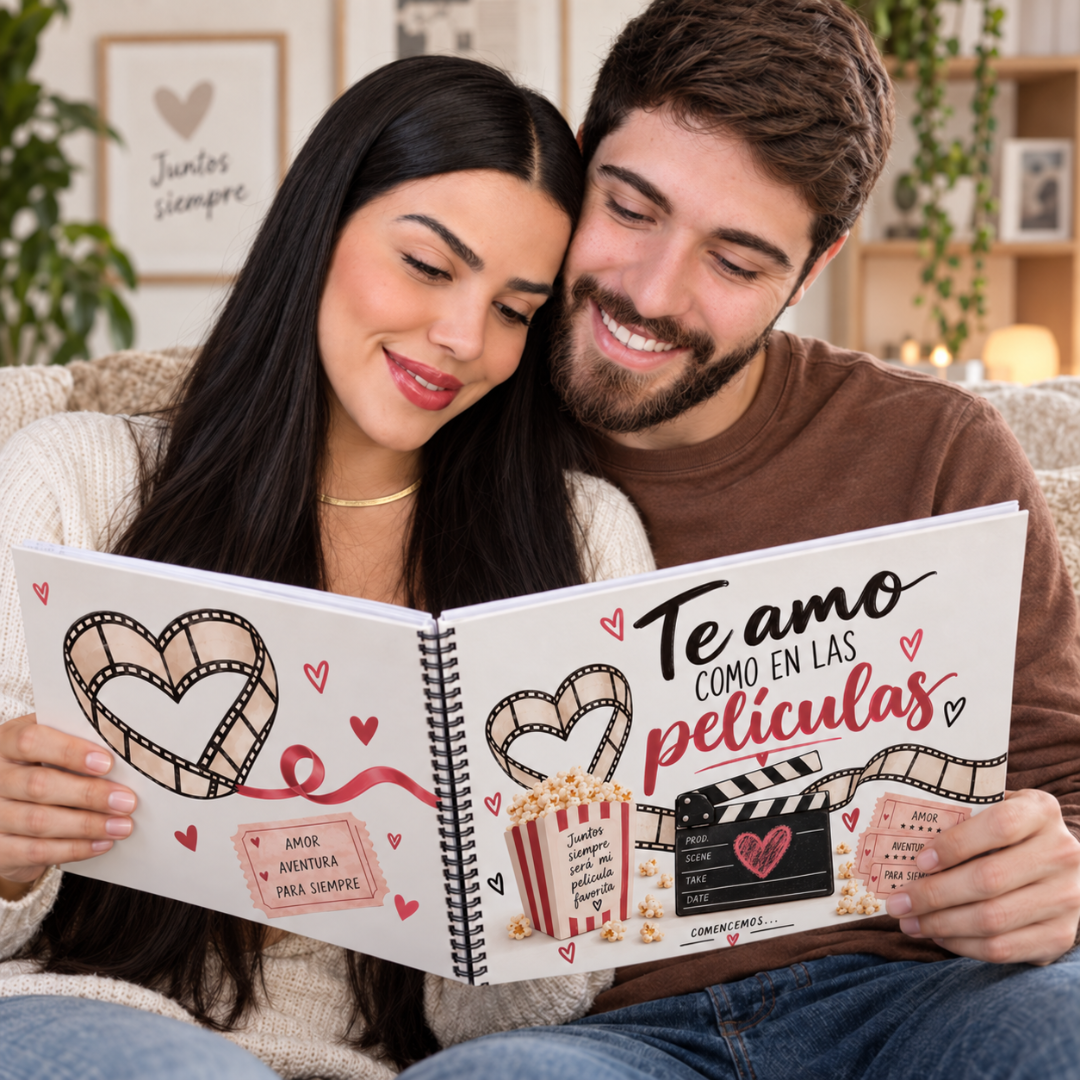 Album imprimible “Te amo como en las películas”