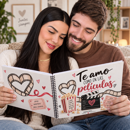 Album imprimible “Te amo como en las películas”